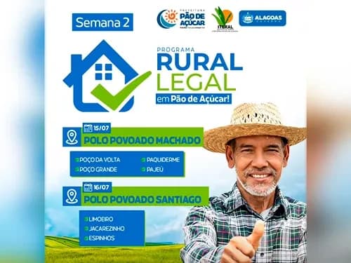Programa Rural Legal em Pão de Açúcar - Semana 2