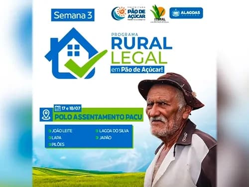 Programa Rural Legal em Pão de Açúcar - Semana 3