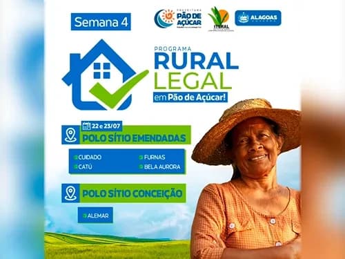 Programa Rural Legal em Pão de Açúcar - Semana 4